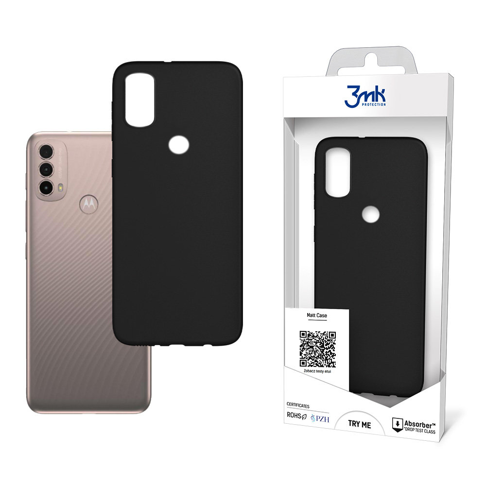 3mk Matt Case Motorola Moto E40 czarny 5903108449199