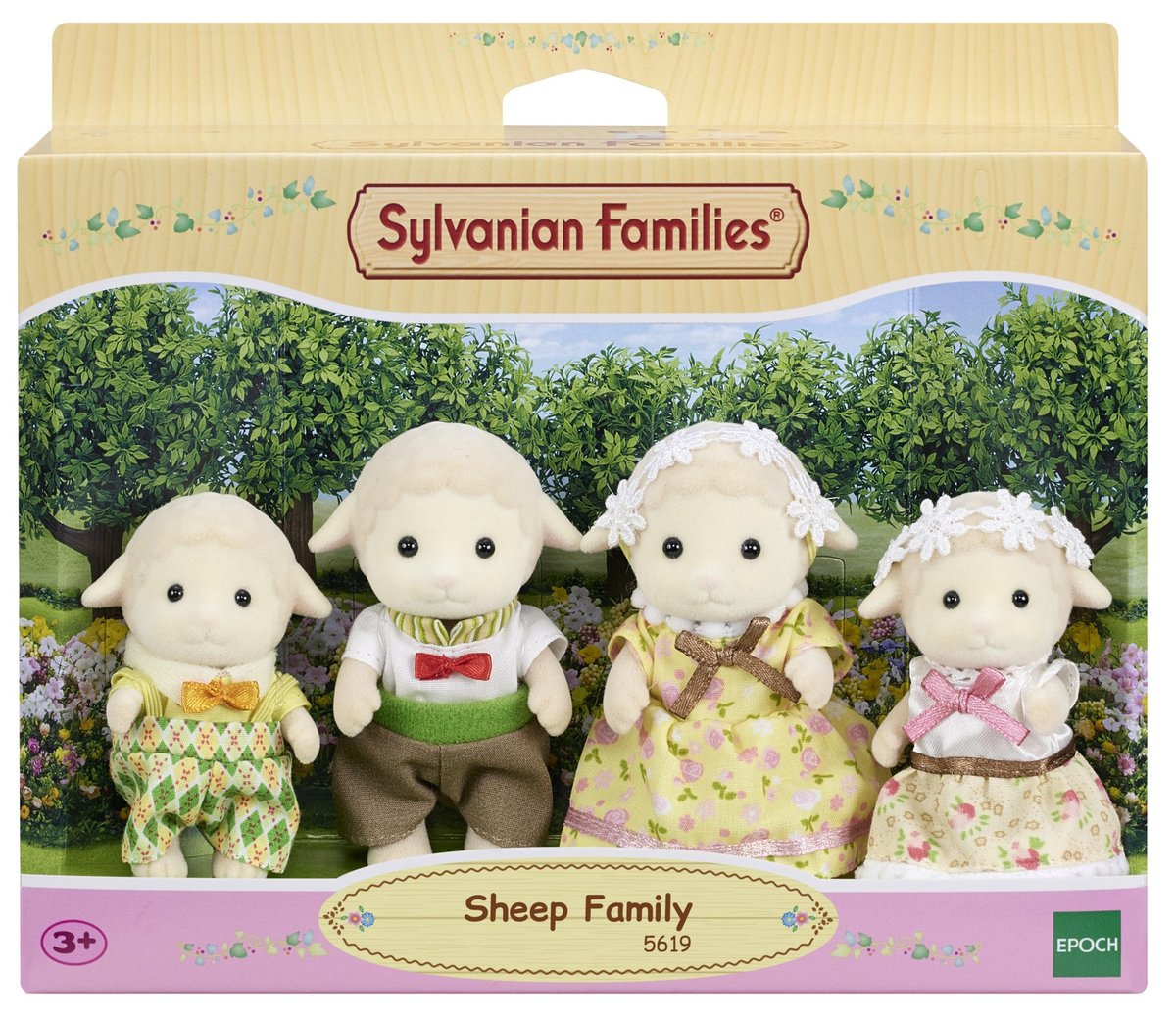 Sylvanian Families 5619 Rodzina owieczek - dla lalek zestaw do zabawy 5619
