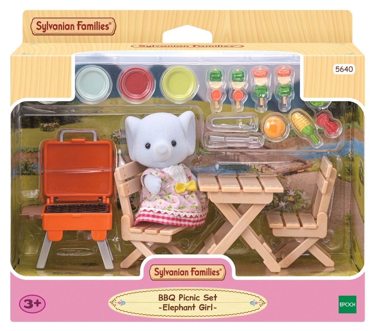 Sylvanian Families 5640 Zestaw Piknik z figurką - dla lalek zestaw do zabawy 5640