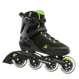 Rollerblade, Rolki fitnessowe Spark 90, Czarno-zielony, rozm. 46