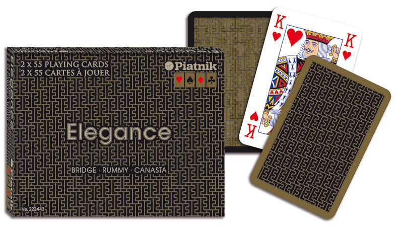 Piatnik, karty international Elegance, dwie talie