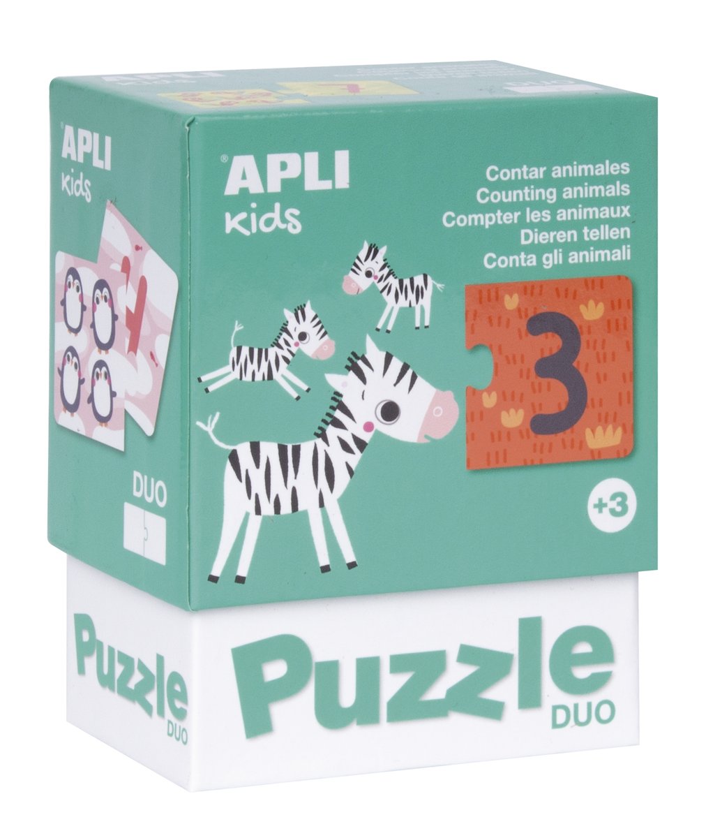 Apli Kids Puzzle dwuczęściowe Kids - Co jedzą zwierzątka$3 3+