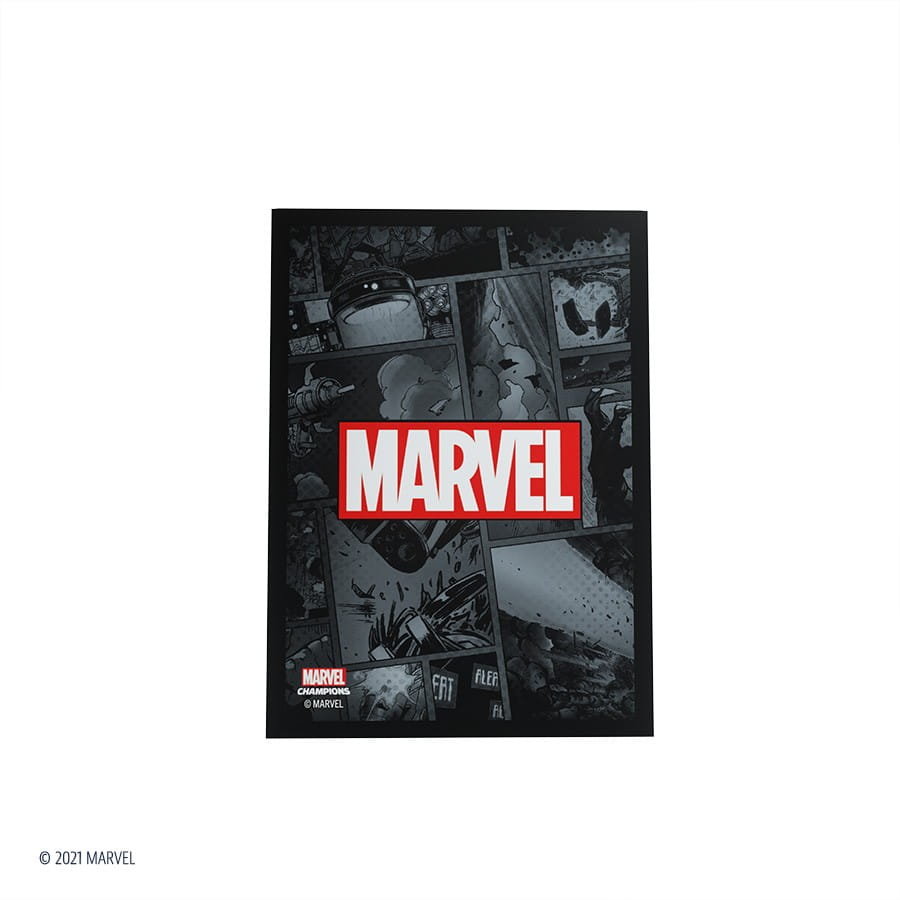 Gamegenic Marvel Champions Art Sleeves Black 66 x 91 mm 51 szt.