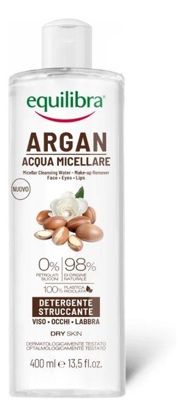 Equilibra, Argan Micellar Cleansin Water, Arganowa woda micelarna, 400ml