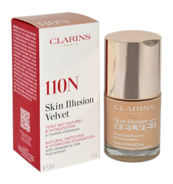 Clarins Skin Illusion Velvet Podkład 30 ml - Nr 110 N