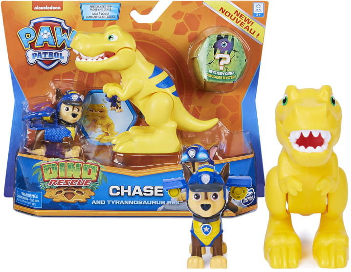 PSI PATROL Chase Dino Rescue Figurka + Dinozaur