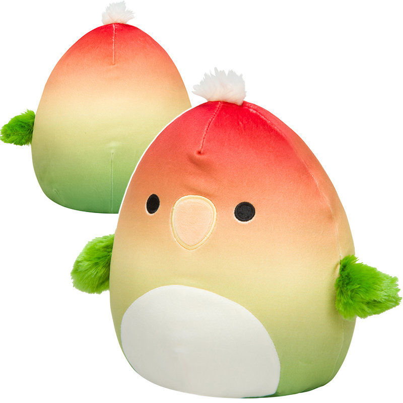 Squishmallows, pluszak, papuga Elliene, 18cm