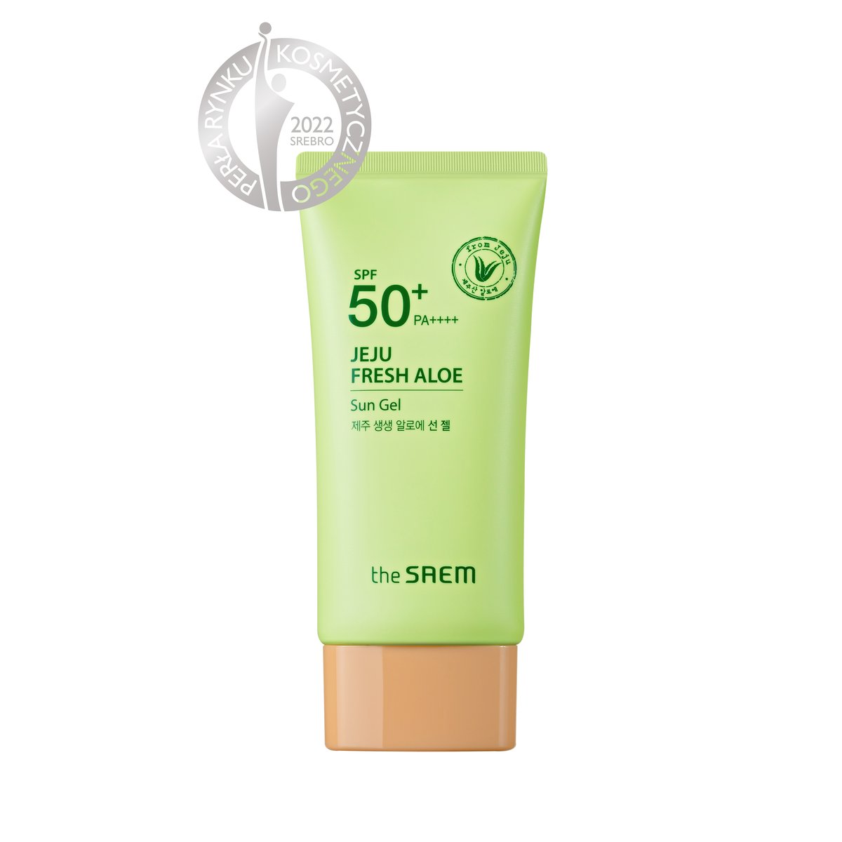 The Saem Jeju Fresh Aloe Sun Gel SPF 50+PA++++ Przeciwsłoneczny krem/żel do twarzy SPF 50