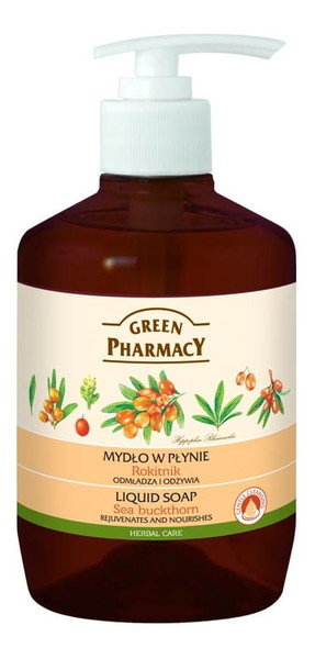 Elfa Pharm GREEN PHARMACY MYDŁO W PŁYNIE ROKITNIK I LIPA 460 ml 5DB3-553DF