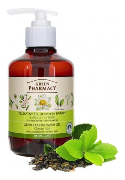 Green Pharmacy Żel do mycia twarzy Zielona herbata 270ml