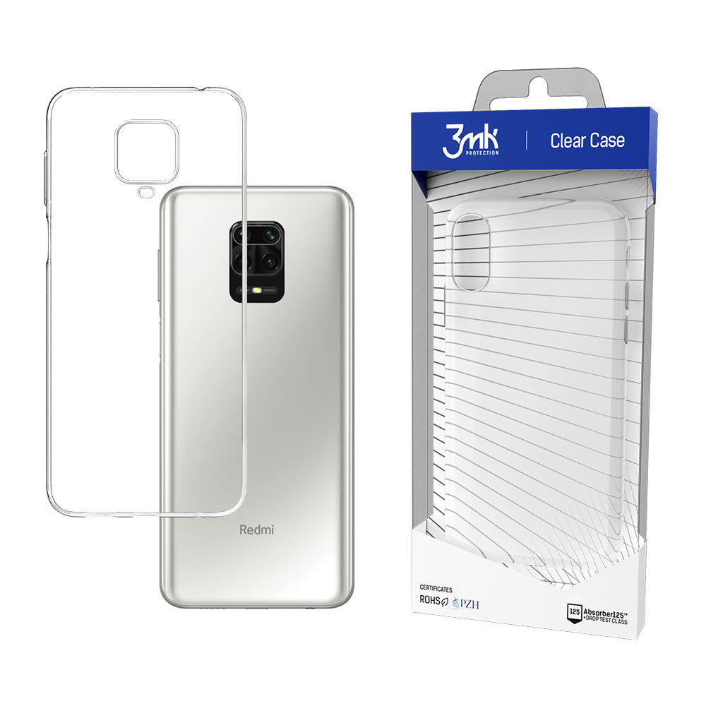 3mk Etui Clear Case Redmi Note 9s/ 9 Pro /9 Pro Max, przezroczyste 5903108292122