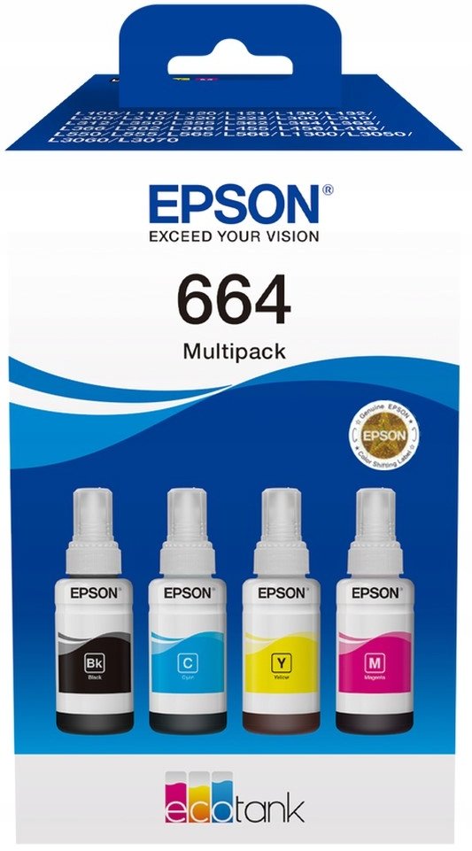 Epson Butelki z atramentem 664 Multipack