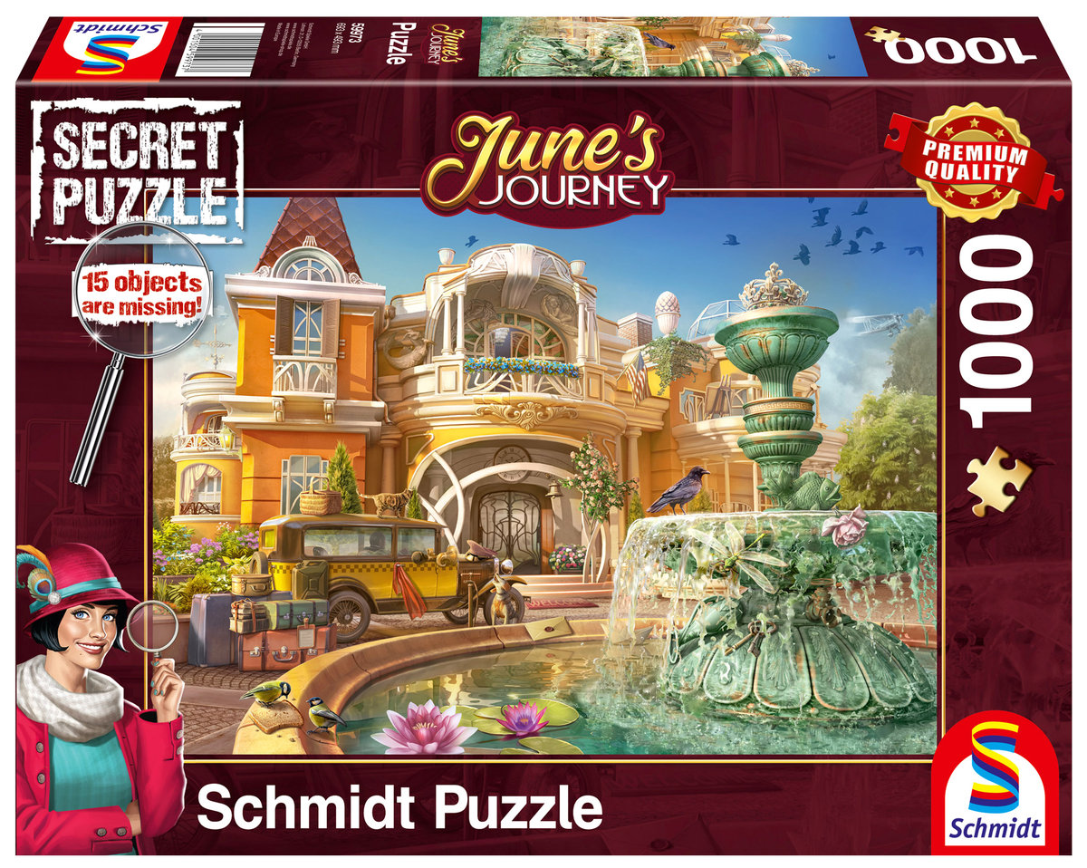 Puzzle June`s Journey (Secret Puzzle) Rodzinny dom na Wyspie Orchidei 1000 elementów
