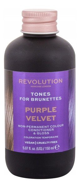 Revolution Haircare London Revolution Haircare London Tones For Brunettes farba do włosów 150 ml dla kobiet Purple Velvet