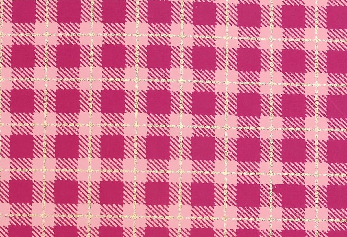 Papier ozdobny DECO Collection Handmade 20x29cm 10 ark Happy Color Rose - Kratka różowa R04
