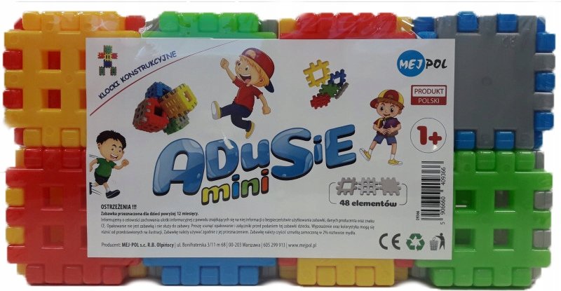 Klocki konstrukcyjne Adusie Mini 48el