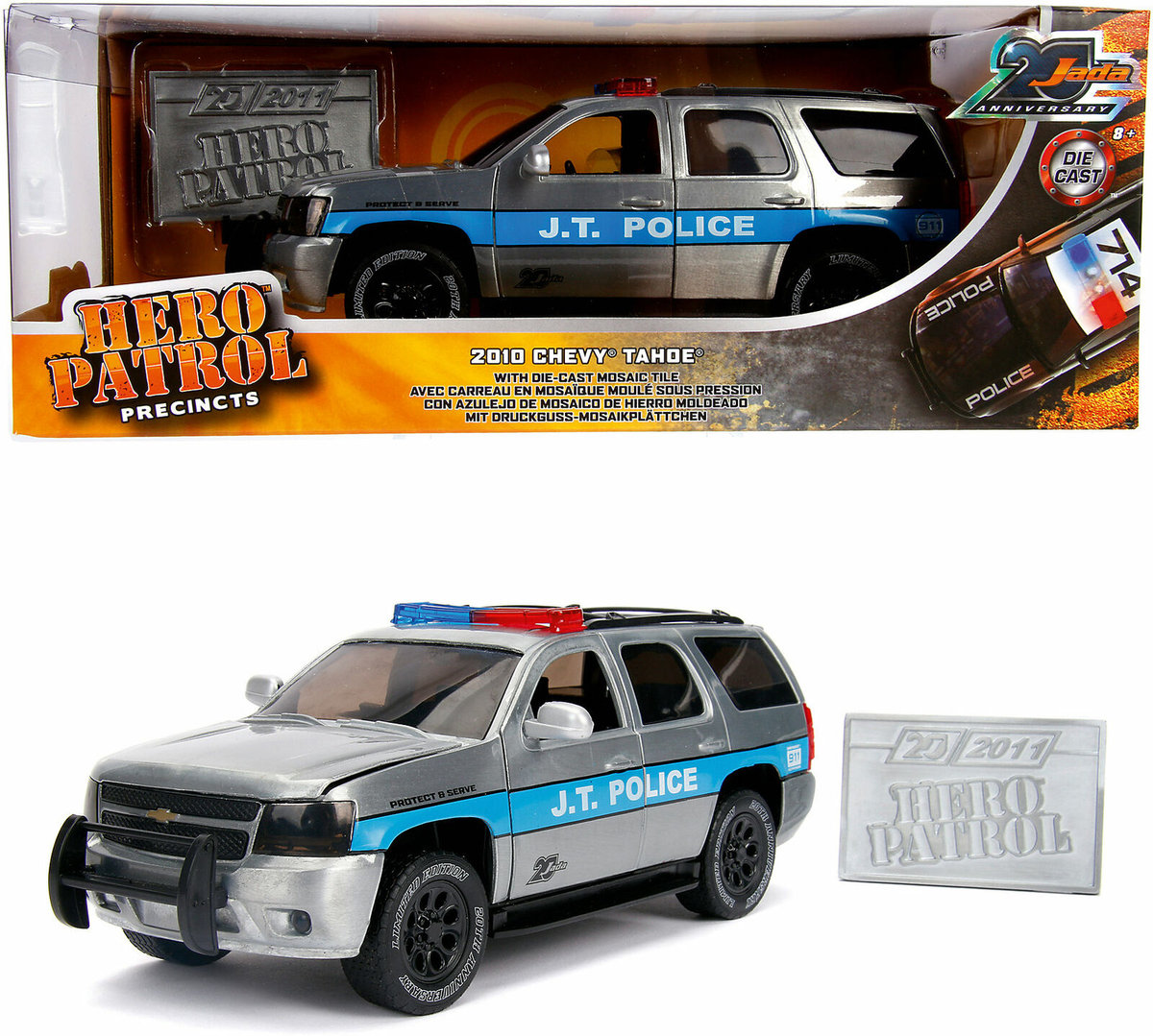 Simba Toys Chevrolet Tahoe policja, 1:24