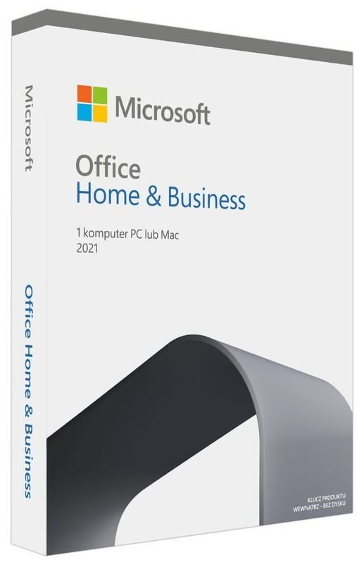 Microsoft, Office Home & Business 2021 PL P8 Win/Mac Medialess Box T5D-03539 Zastępuje P/N: T5D-03319