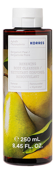 Korres BERGAMOT PEAR rewitalizujący żel pod prysznic, 250 ml 21007232