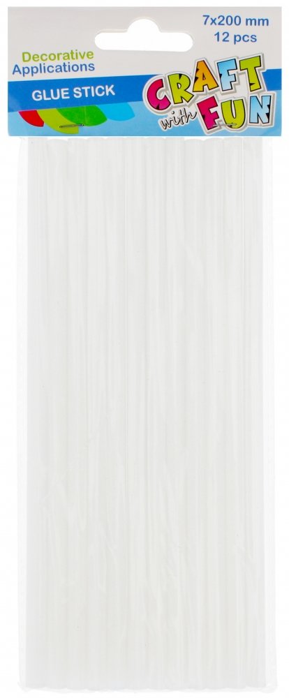Craft with Fun, Wkład do pistoletu na gorąco, bezbarwny, 7mm/20 cm, 501485