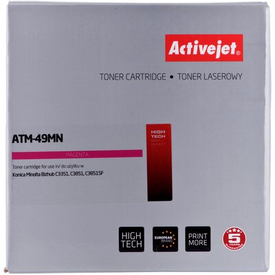 ActiveJet Toner ATM-49MN (zamiennik Konica Minolta TNP49M; Supreme; 12000 stron; purpurowy) ATM-49MN