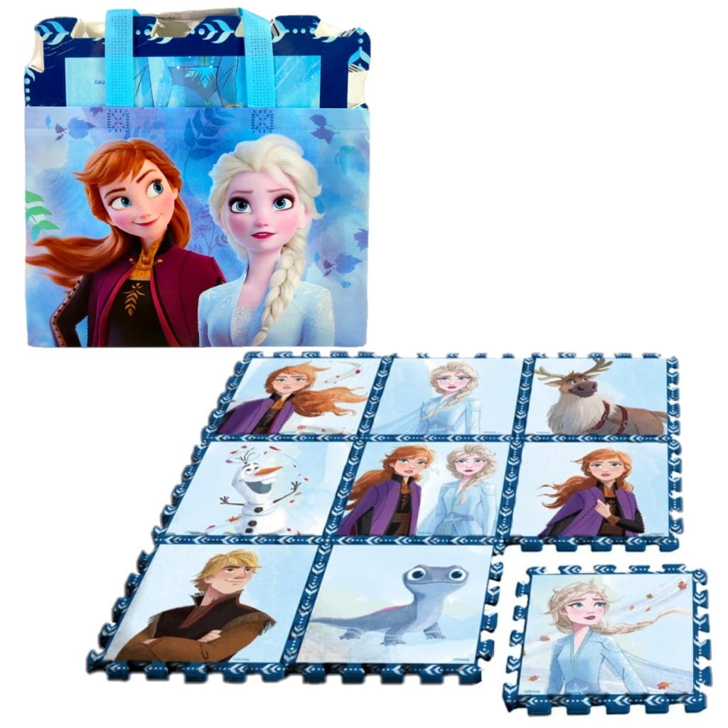 Piankowe puzzle dziecięce+ torba Frozen-Kraina Lodu