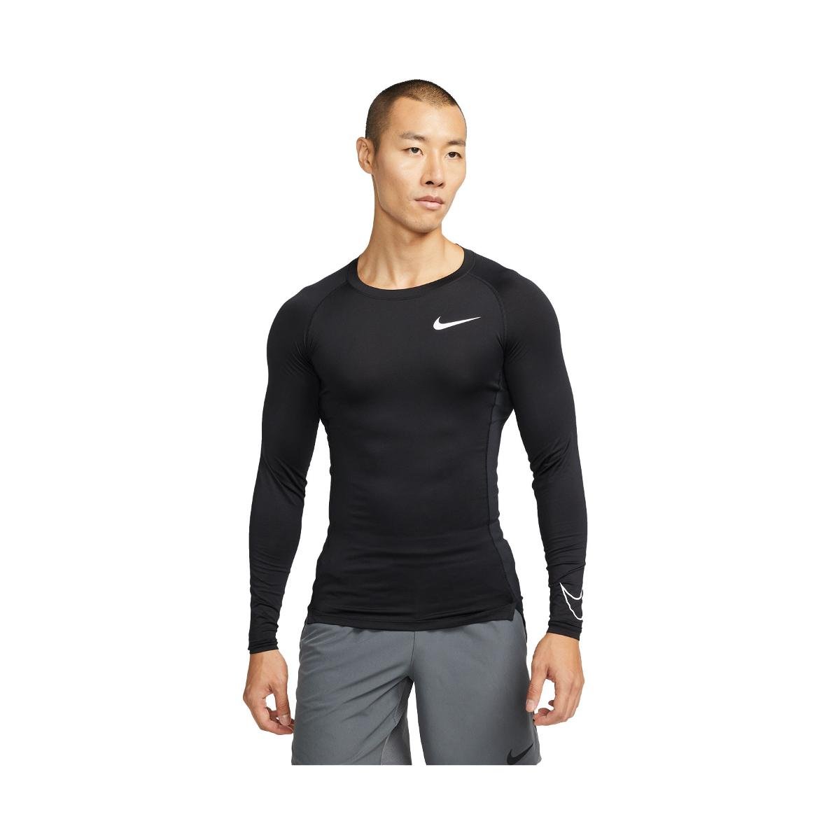 Nike Pro Tight Top dł. rękaw 010 : Rozmiar - S