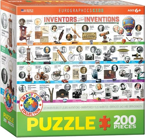 Eurographics Puzzle 100 Smartkids Inventors 6200-0724 -