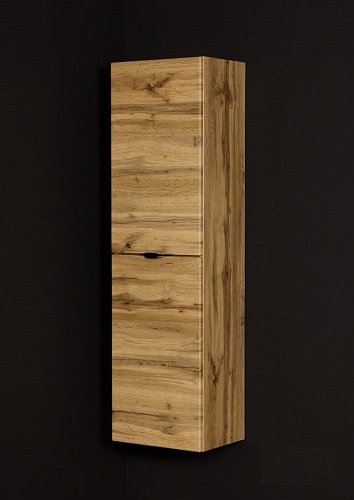 Słupek łazienkowy wiszący dąb naturalny 40x143,5 cm Victa Gante