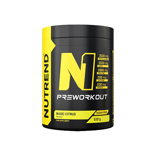 Zdjęcia - Aminokwasy Nutrend N1 Pre Workout - 510g - Magic Citrus - Odżywki około treningowe 