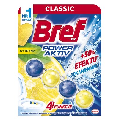 Bref Kostka do WC 51 g / lemon