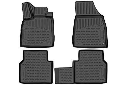 Dopasowane dywaniki ELEMENT 3D do AUDI Q4 e-tron 2021 -> 5-drzwiowe, Europa, 4-częściowe.