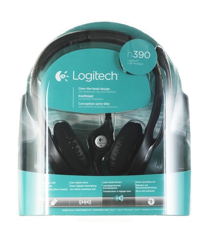 Logitech H390 czarne (981-000406)