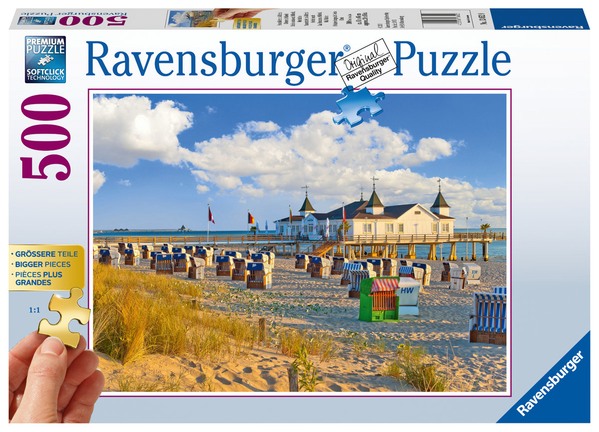 Ravensburger 500 XXL Plaża w Ahlbecku 136520
