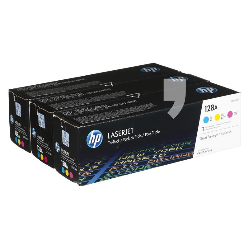 Toner CP1525/CM1415 CMY 3-Pack CF371AM