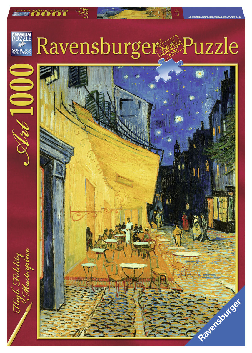 Zdjęcia - Puzzle i mozaiki Ravensburger Puzzle 1000 Van Gogh Taras kawiarni nocą  