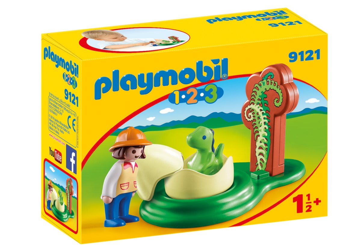 Playmobil Mały dinozaur w jajku 9121
