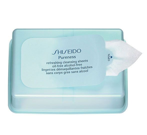 Shiseido Pureness chusteczki głęboko oczyszczające Refreshing Cleansing Sheets 30 szt