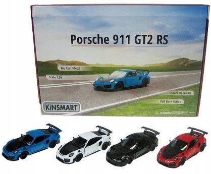 Hipo Porsche 911 GT2 RS 4 kolory 1:36 KT5408D