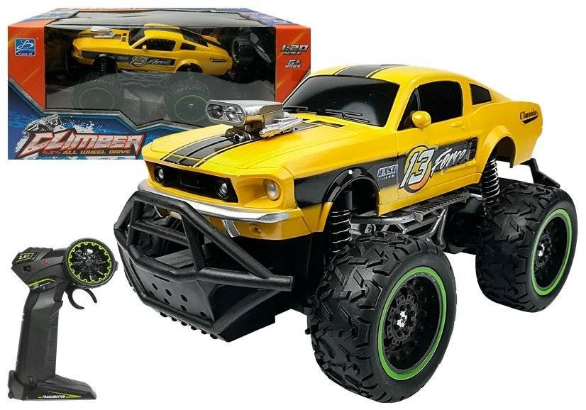Auto Zdalnie Sterowane R/C Wysokie Koła Żółte