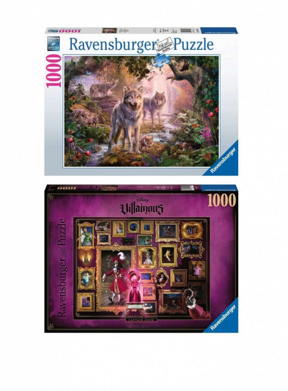 Zdjęcia - Puzzle i mozaiki Ravensburger Puzzle 1000 elementów Zestaw 2w1 15185 + 15022 