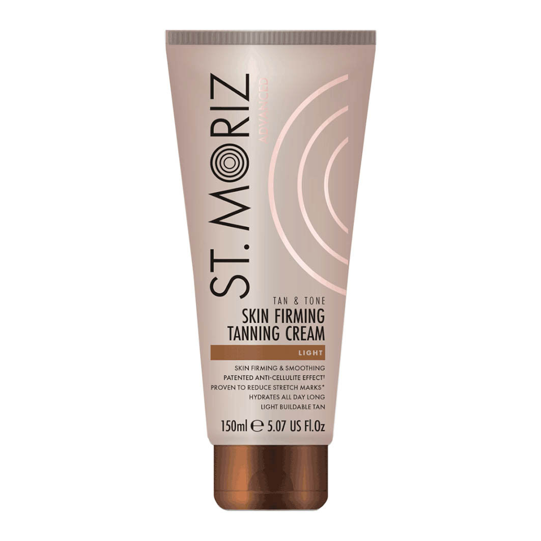 St.Moriz Advanced Pro Formula Skin Firming Tanning Cream zmywalny bronzer do ciała z ujednolicającą i rozjaśniającą skórę formułą 100 ml