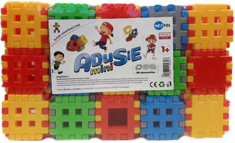 Klocki konstrukcyjne Adusie Mini 90el