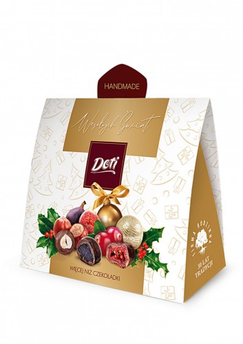 Czekoladki Doti Tercet Wesołych Świąt! Złoty 150g