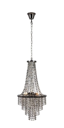 Markslojd lampa wisząca/żyrandol Allington 3L 3xE14 czarny/czarny chrom 108124