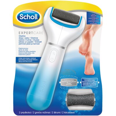 Scholl Pilnik elektryczny do stóp Velvet Smooth z kryształkami diamentu + Zapas PILNIK KWIATY PILNIK KWIATY