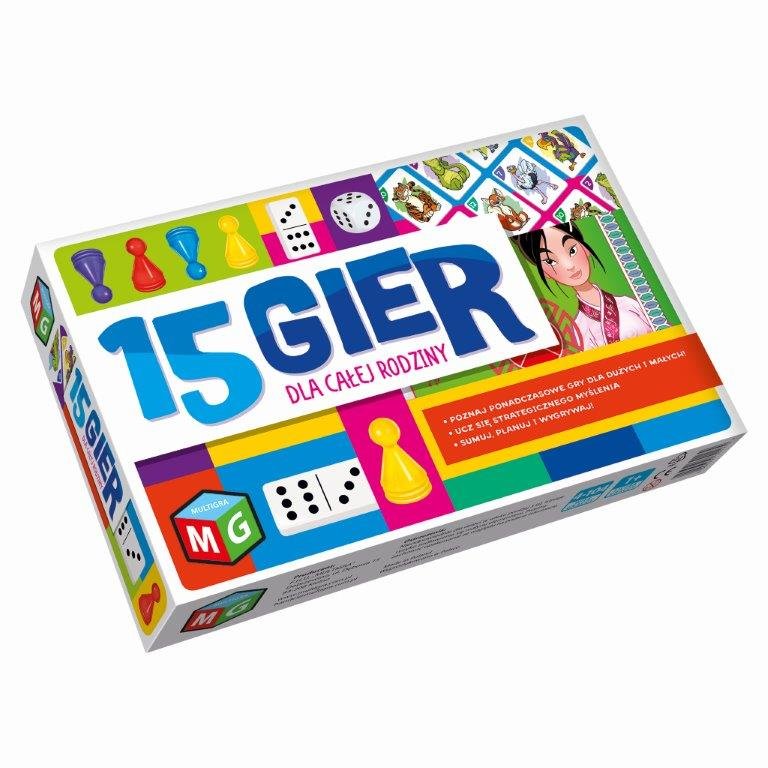 MULTIGRA zestaw 15 Gier