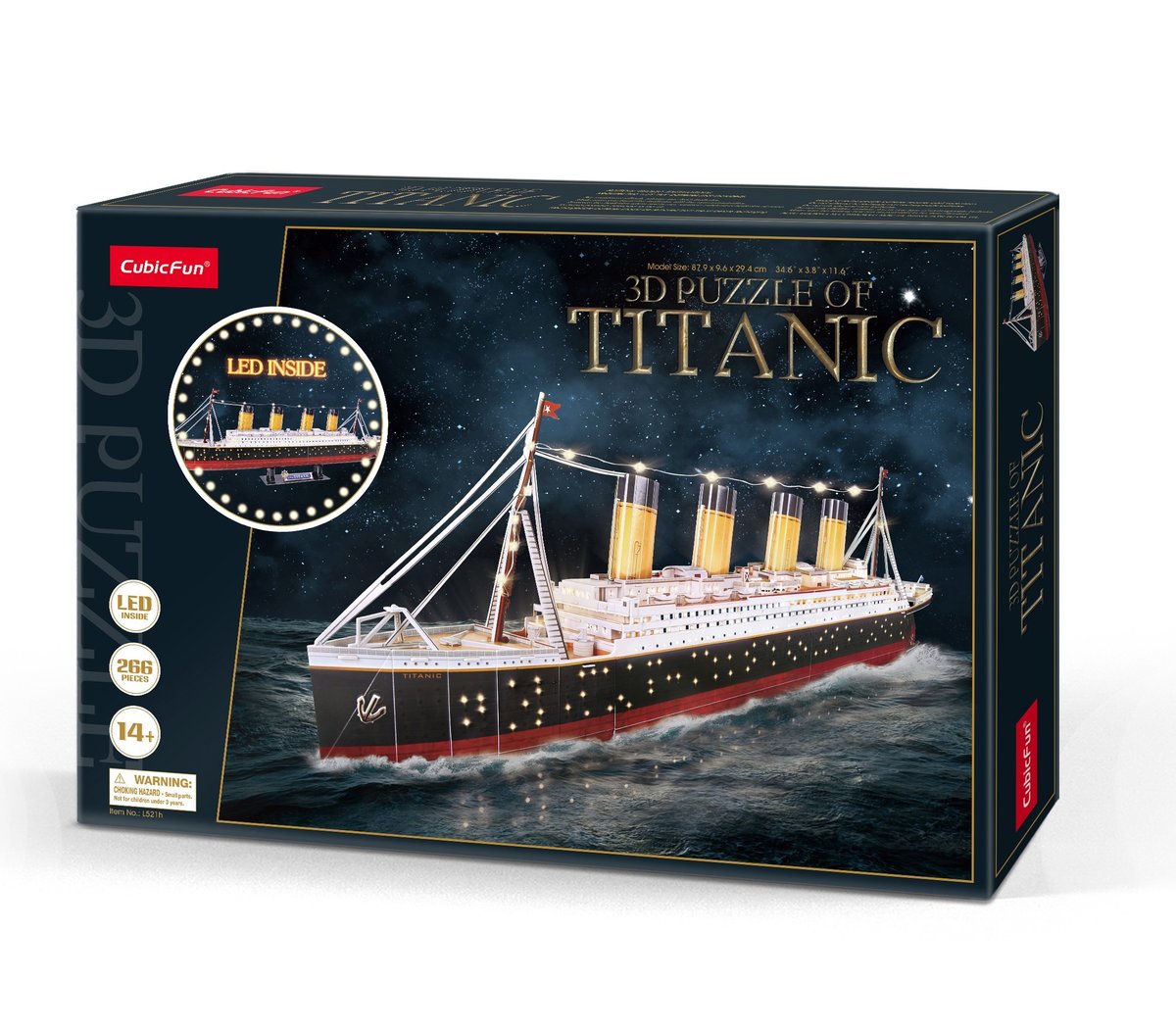 Cubic Fun Puzzle 3D LED Titanic 20521