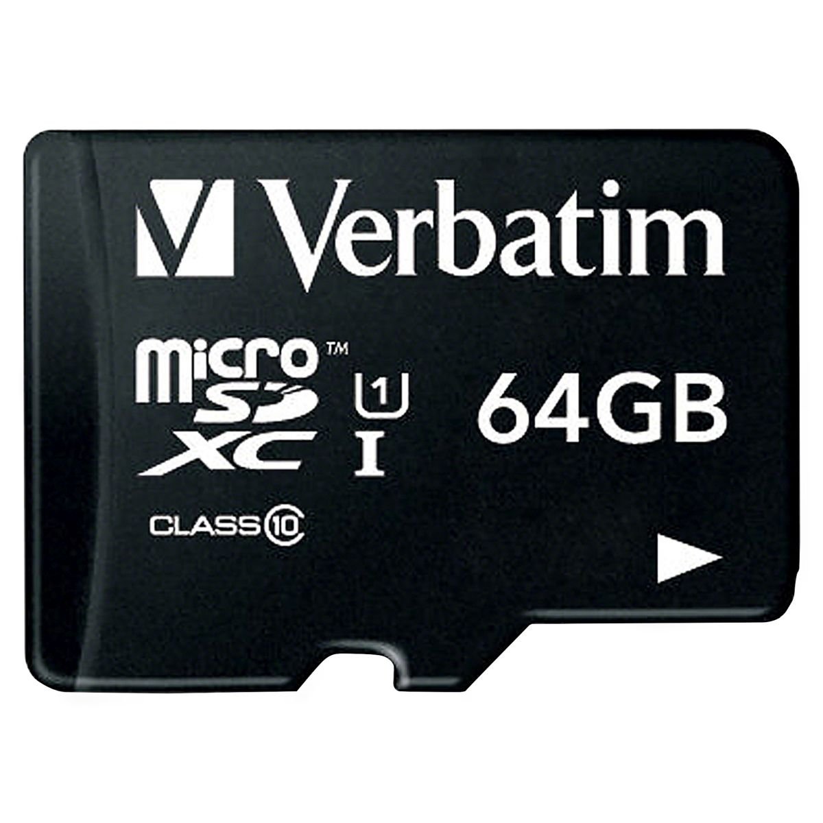 Karta pamięci VERBATIM microSDHC, 64 GB, Class 10 + adapter SD