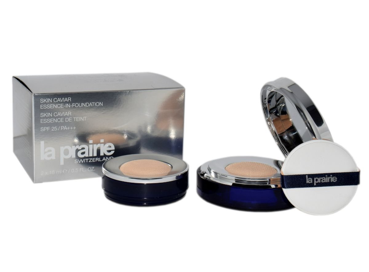 La Prairie Skin Caviar podkład w kompakcie SPF 25 odcień N-20 Pure Ivory 2 x15 ml